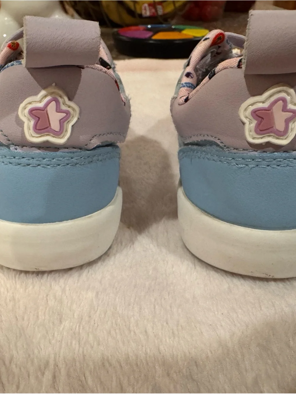 Kids' Light Bluey Character Sneakers. Easy on and off. No tying of laces